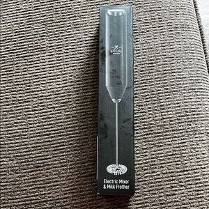 Black Electric Mixer & Milk Frother